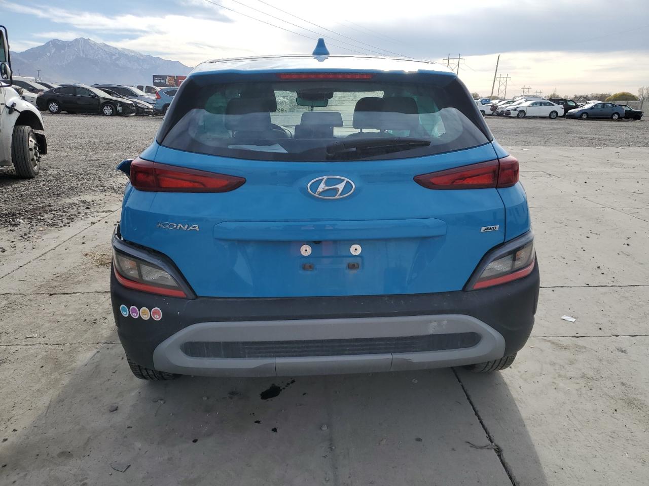 2022 HYUNDAI KONA SEL VIN:KM8K2CAB7NU874961
