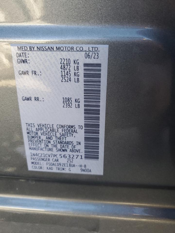 2023 NISSAN LEAF SV PLUS VIN:1N4CZ1CV7PC563271