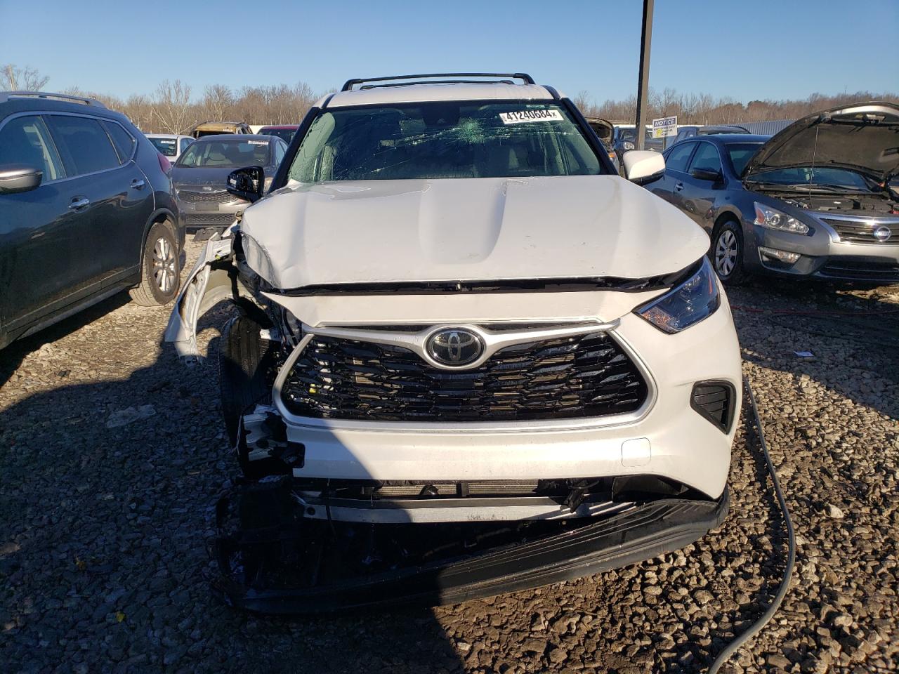 2022 TOYOTA HIGHLANDER L VIN:5TDCZRAH1NS539839