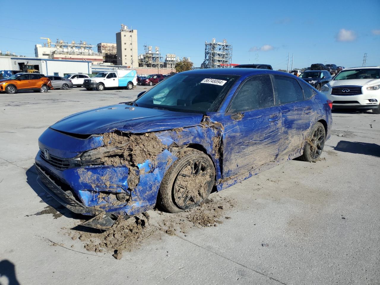 2022 HONDA CIVIC SPORT VIN:2HGFE2F54NH594638