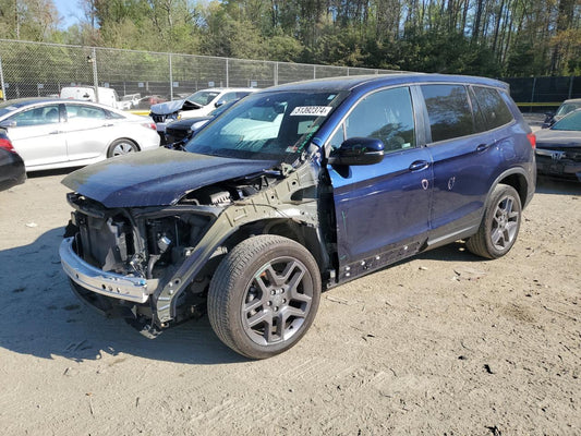 2022 HONDA PASSPORT EXL VIN:5FNYF7H59NB005913