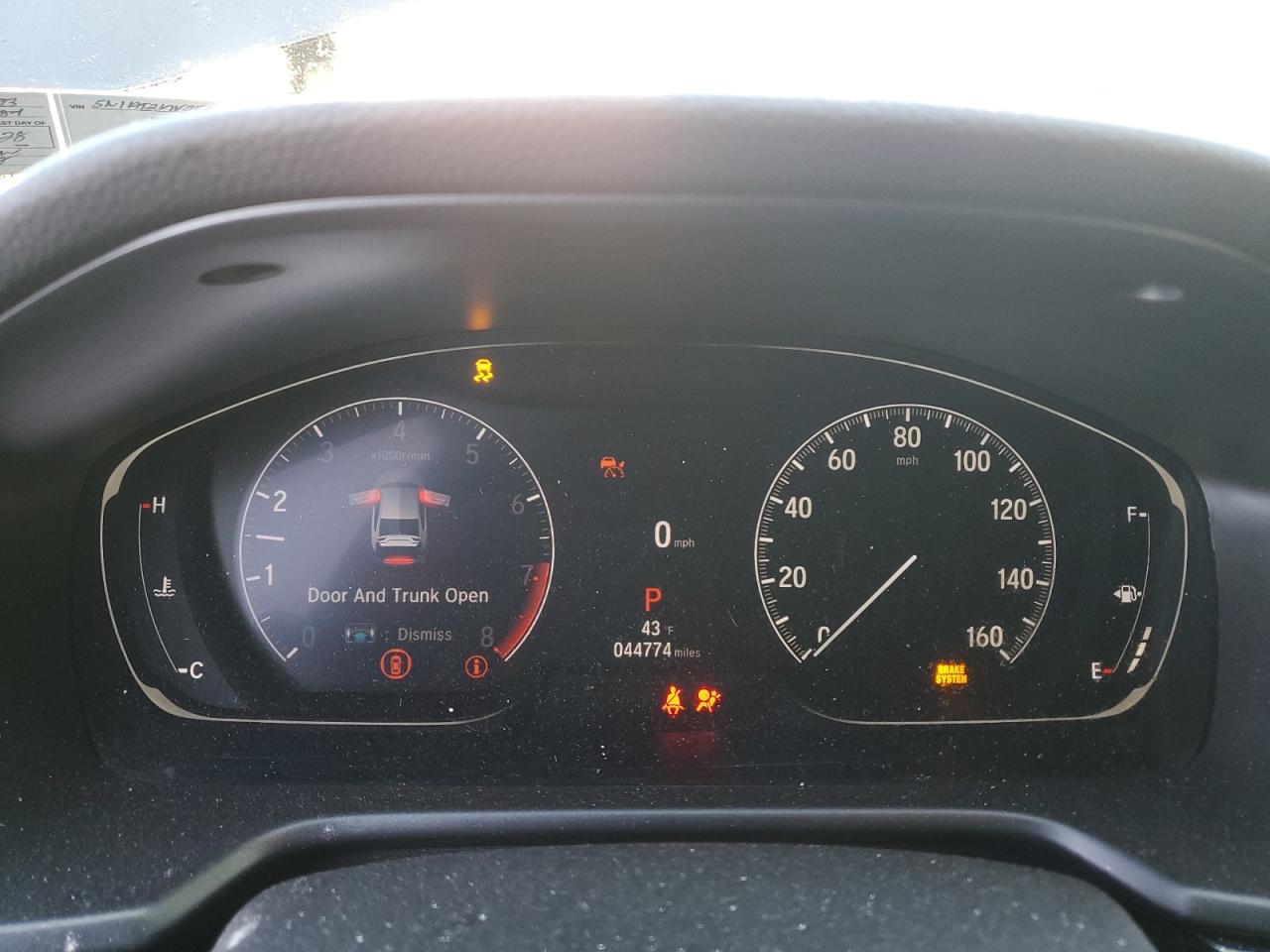 2022 HONDA ACCORD SPORT VIN:1HGCV2F3XNA014566