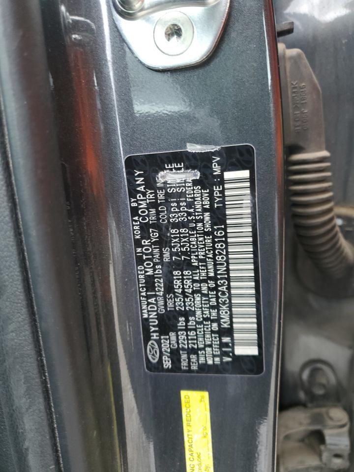 2022 HYUNDAI KONA N LINE VIN:KM8K3CA31NU828161