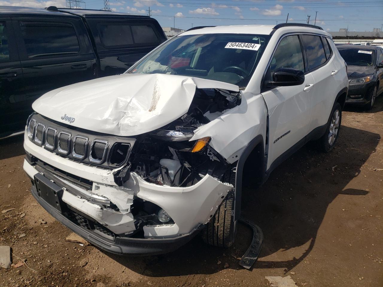 2022 JEEP COMPASS LATITUDE LUX VIN:3C4NJDFB6NT197009