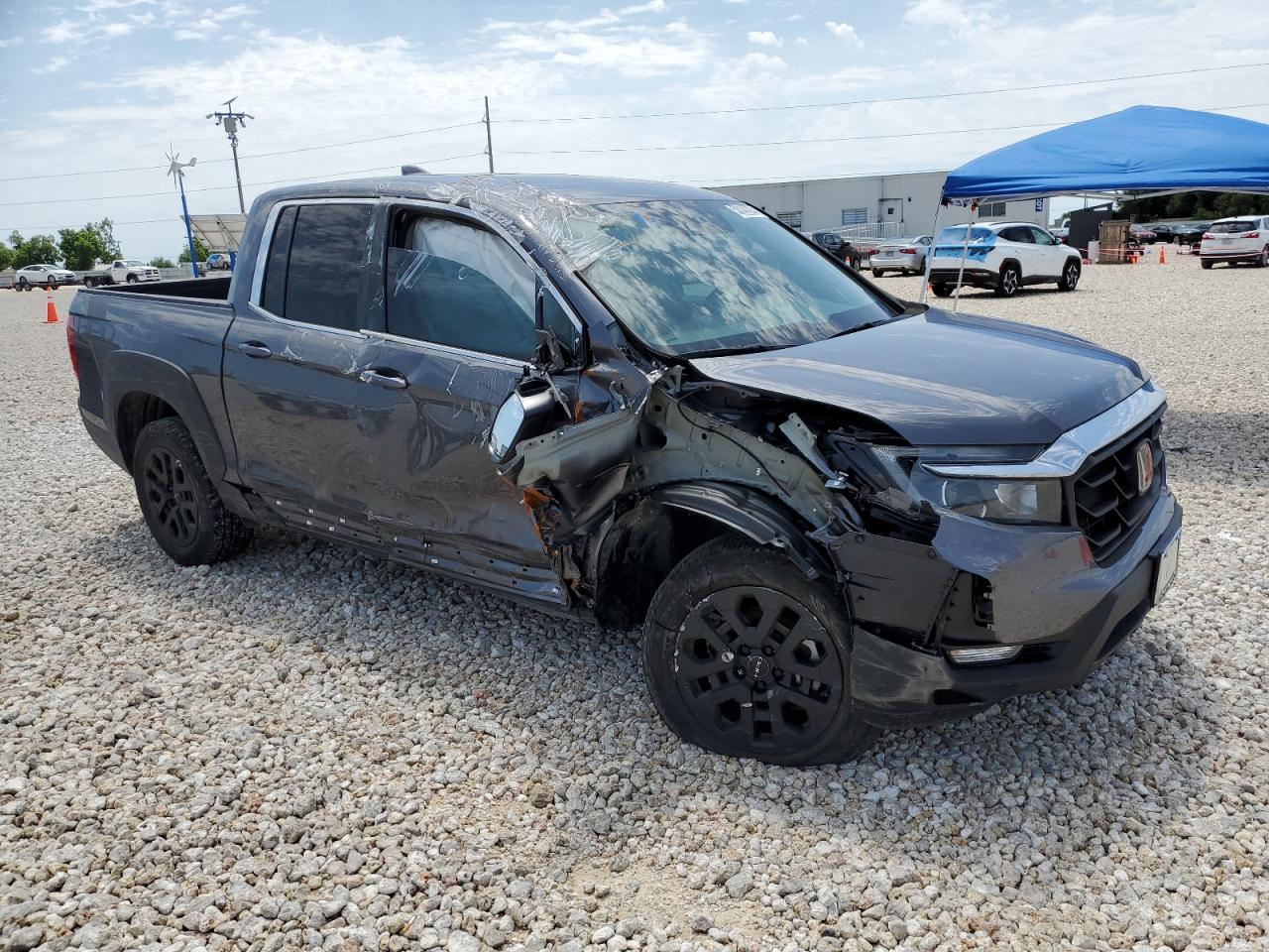 2023 HONDA RIDGELINE RTL VIN:5FPYK3F55PB030101