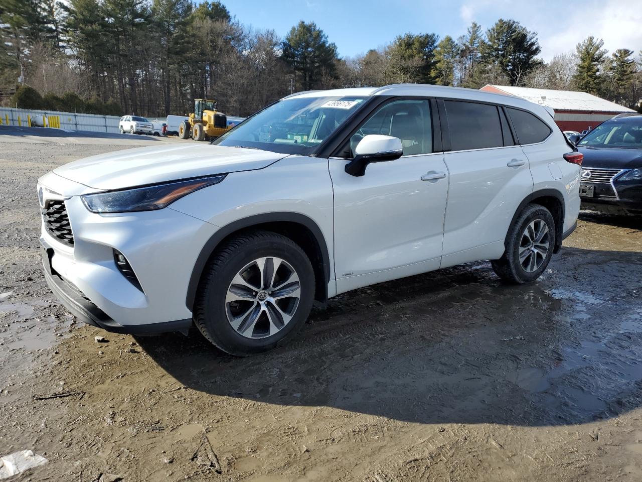 2022 TOYOTA HIGHLANDER HYBRID XLE VIN:5TDHBRCH1NS545938