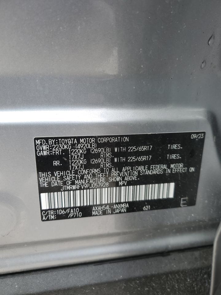 2023 TOYOTA RAV4 XLE VIN:JTMRWRFV9PJ057928