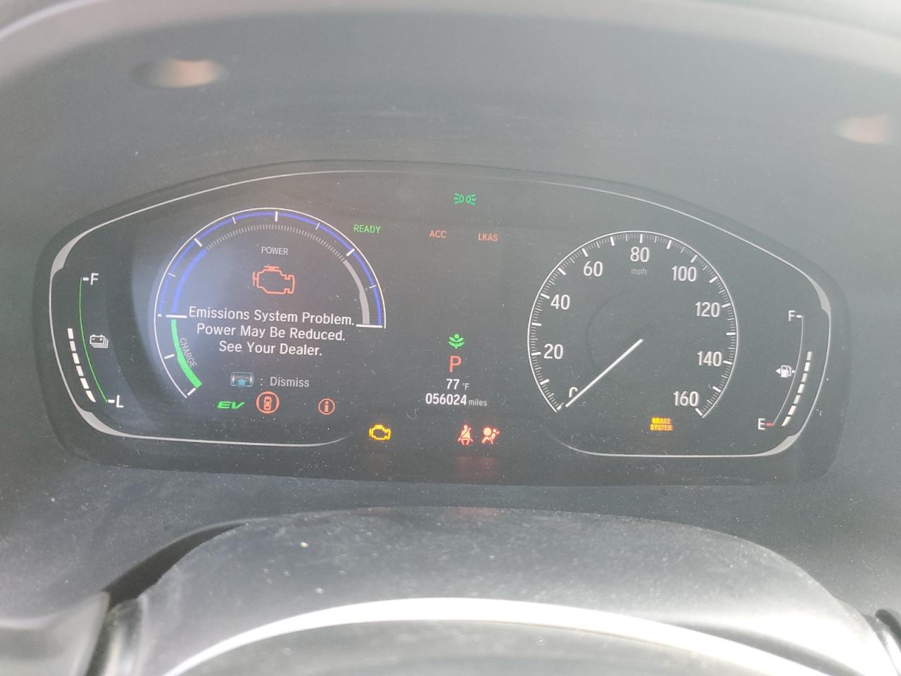 2022 HONDA INSIGHT EX VIN:19XZE4F57NE012745