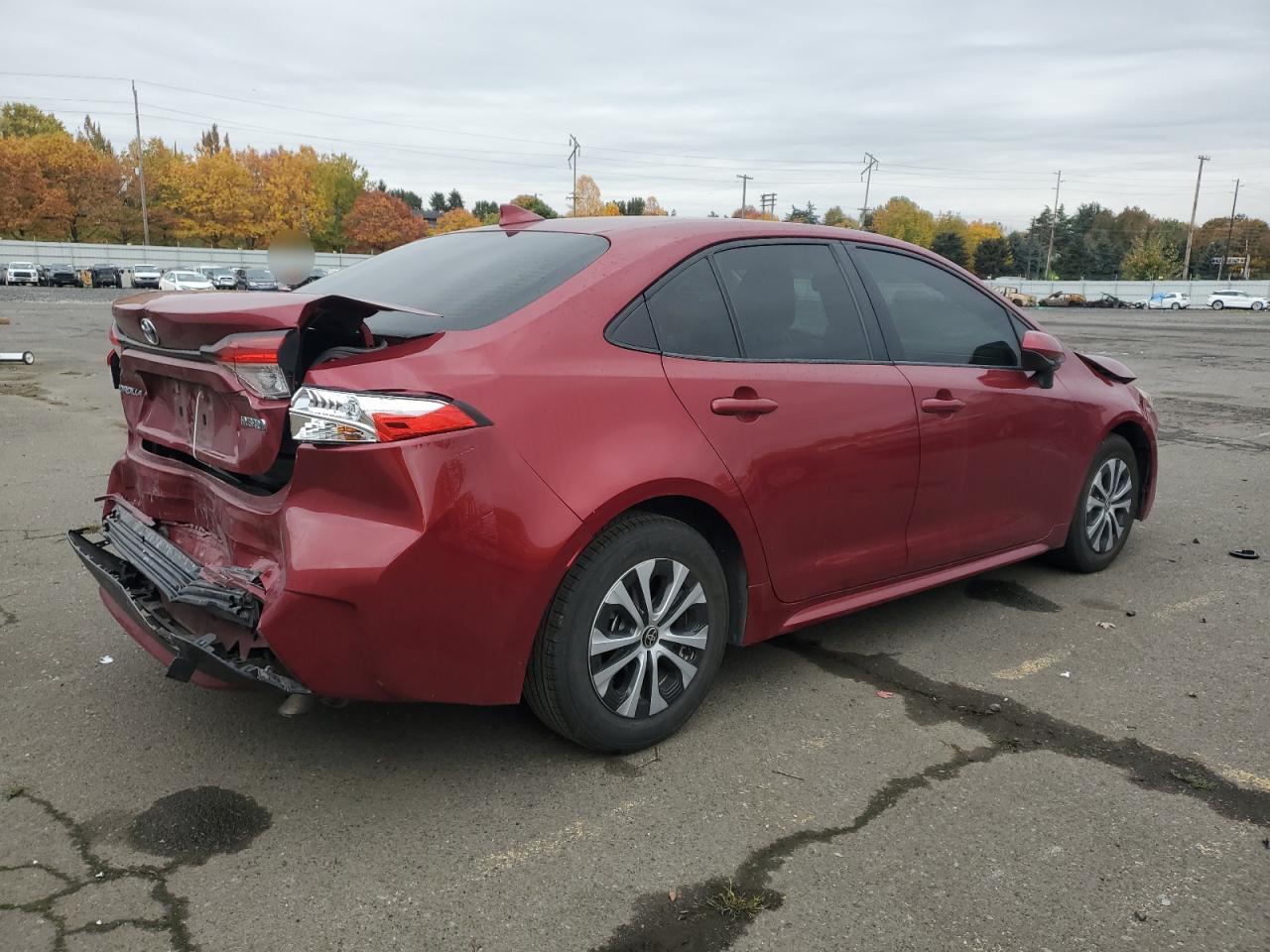 2022 TOYOTA COROLLA LE VIN:JTDEAMDE3NJ049873