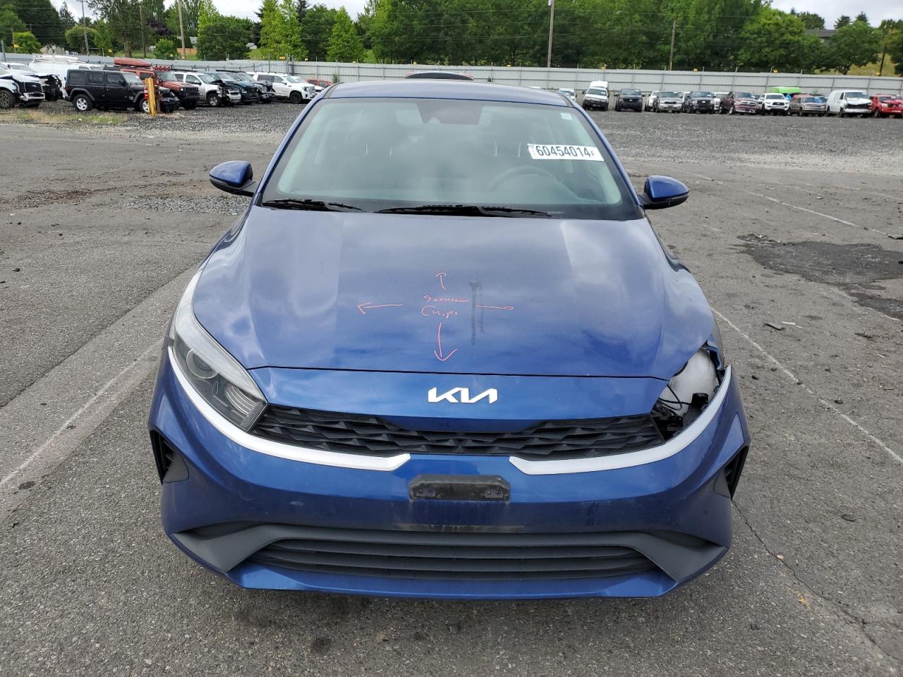 2022 KIA FORTE FE VIN:3KPF24AD5NE418386