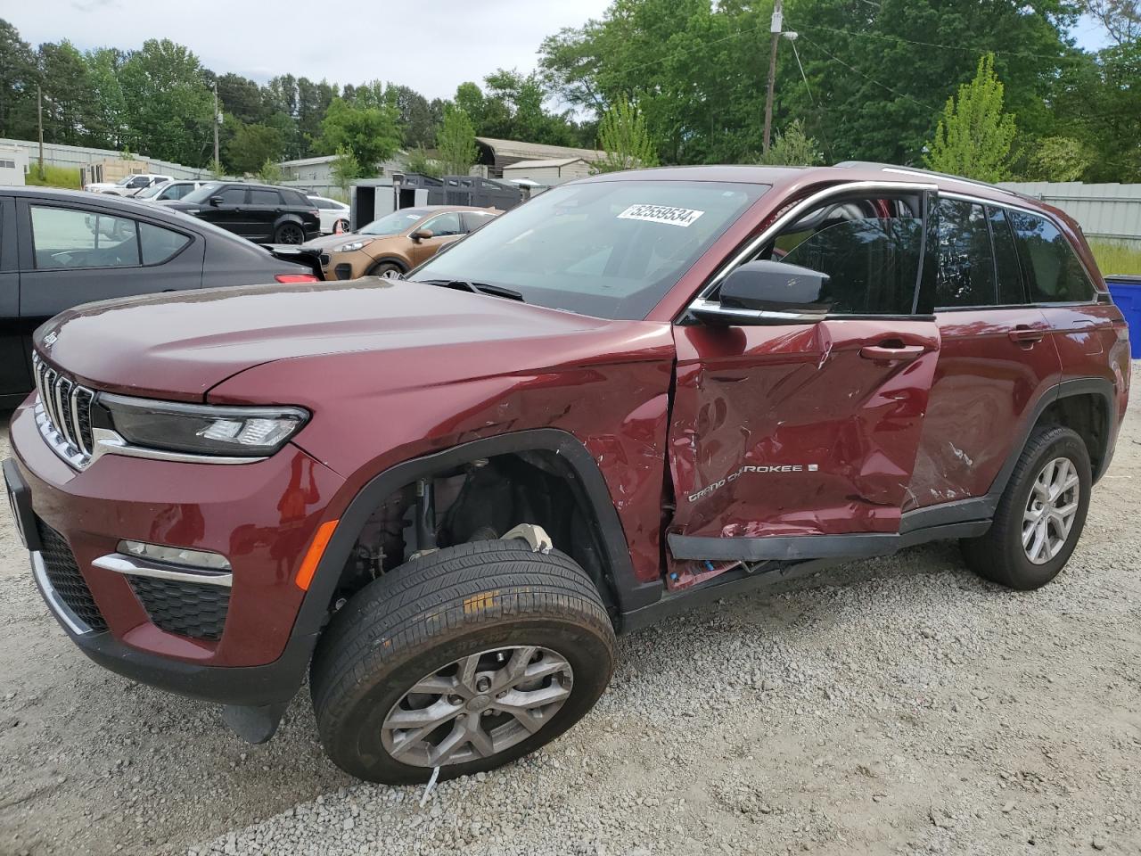 2022 JEEP GRAND CHEROKEE LIMITED VIN:1C4RJGBG0N8608536