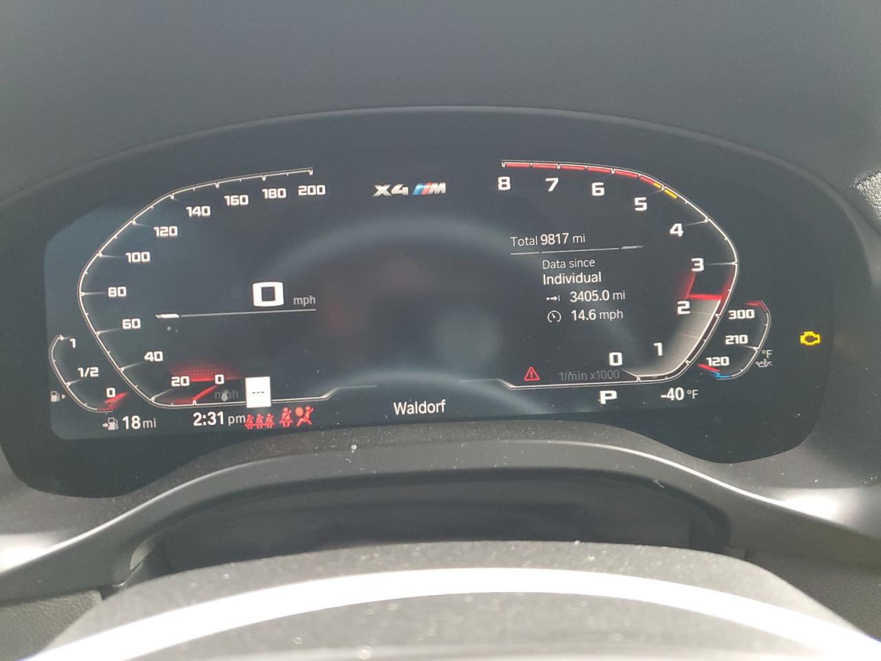 2023 BMW X4 M VIN:5YM23EC03P9S24918