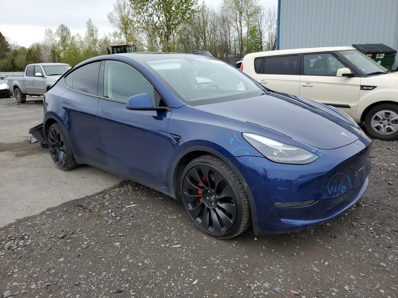 2022 TESLA MODEL Y  VIN:7SAYGDEFXNF460331