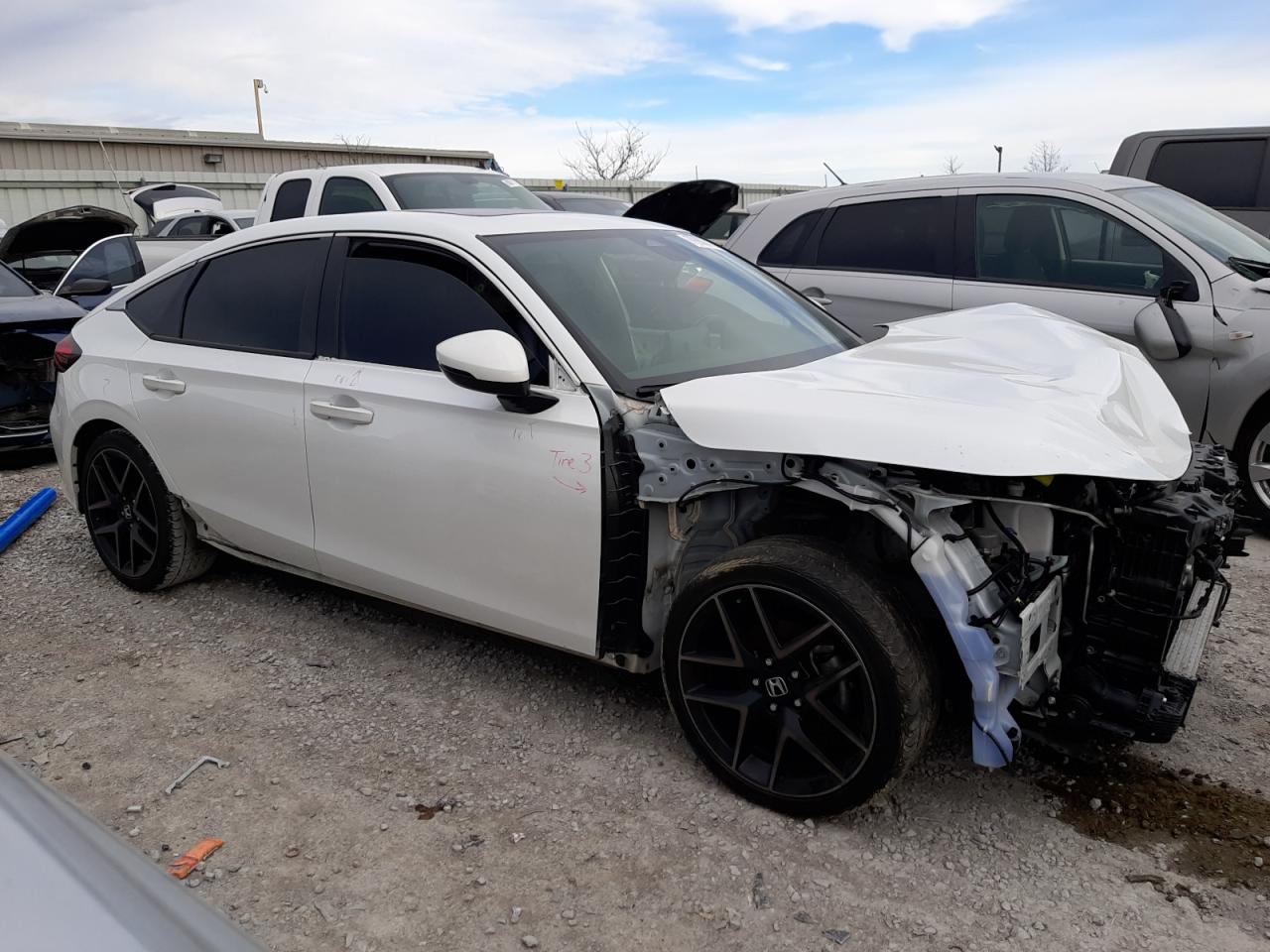 2022 HONDA CIVIC SPORT TOURING VIN:19XFL1H80NE14948
