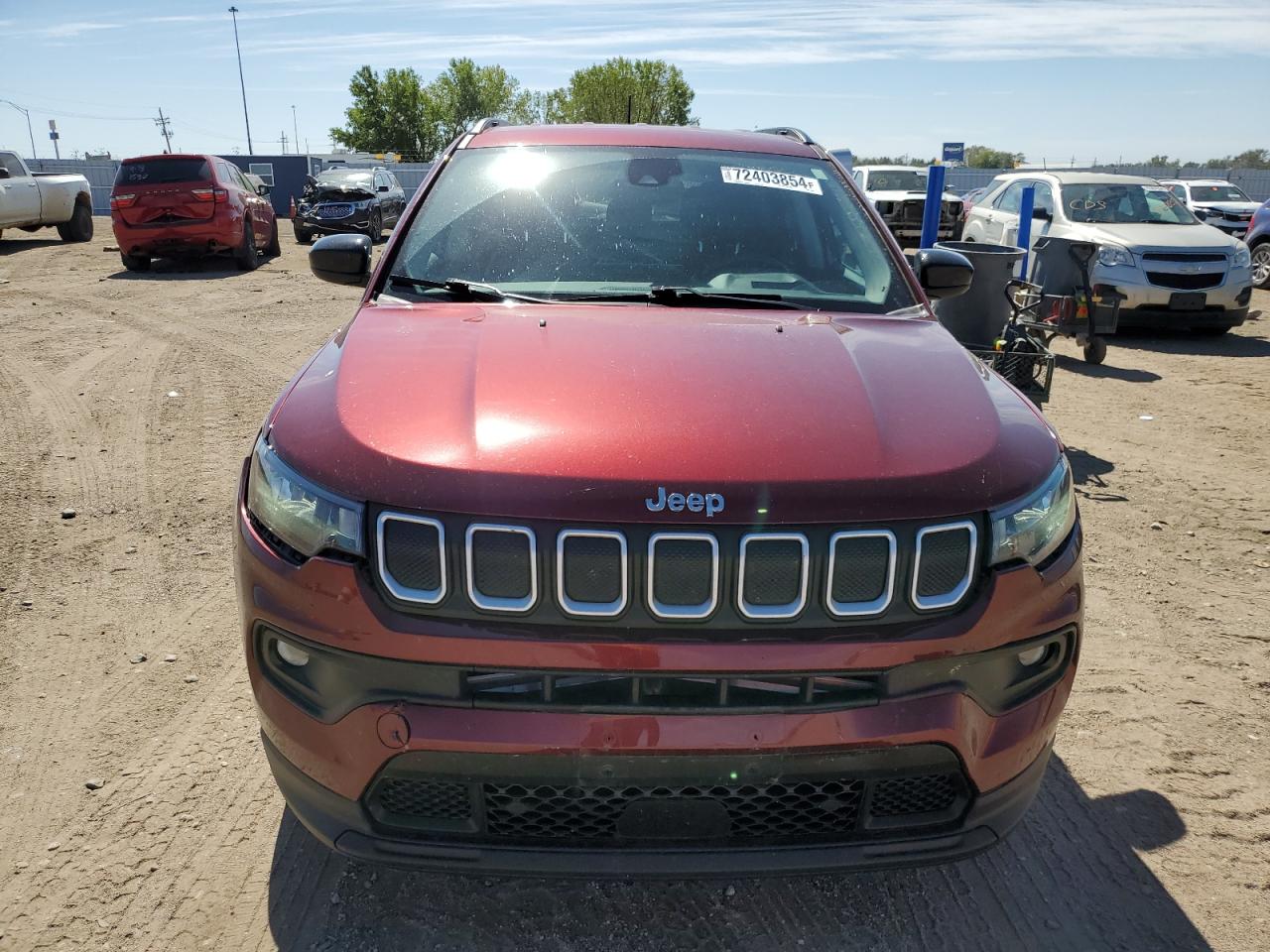 2022 JEEP COMPASS LATITUDE LUX VIN:3C4NJDFB6NT118017