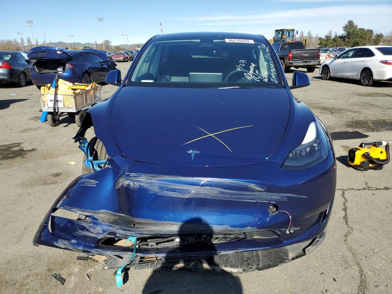 2022 TESLA MODEL Y  VIN:7SAYGDEF5NF575709