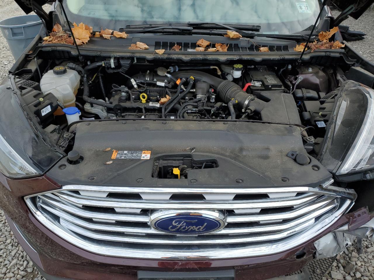 2022 FORD EDGE SEL VIN:2FMPK4J91NBA70783
