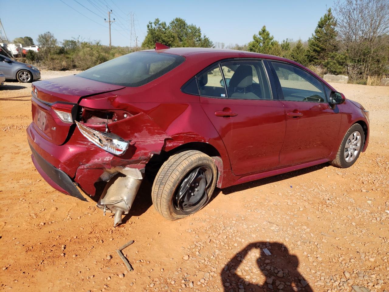 2022 TOYOTA COROLLA LE VIN:JTDEPMAE3NJ227798