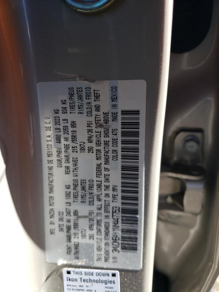 2022 MAZDA CX-30  VIN:3MVDMBAY1NM447753