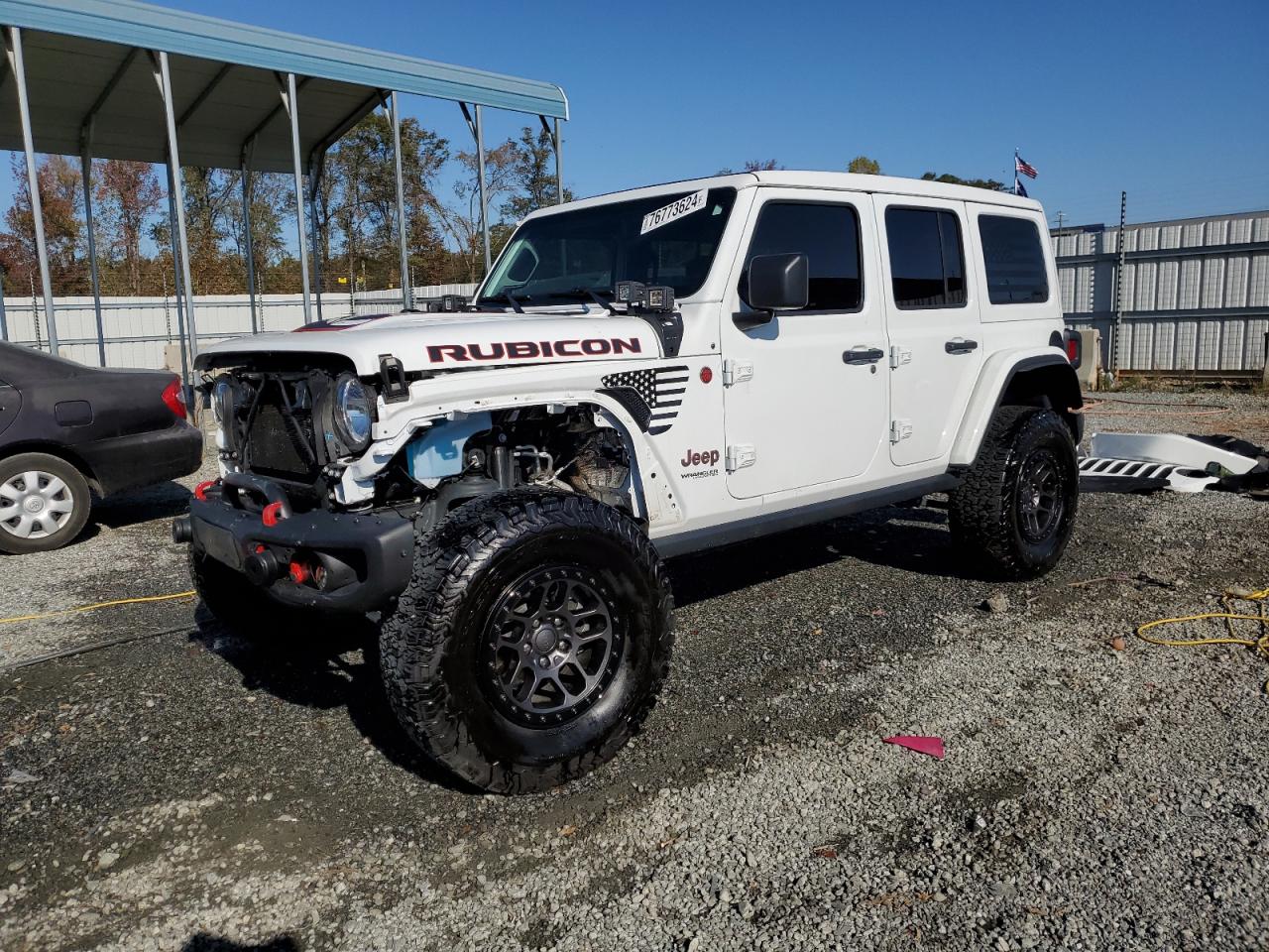 2022 JEEP WRANGLER UNLIMITED RUBICON VIN:1C4JJXFG2NW125360