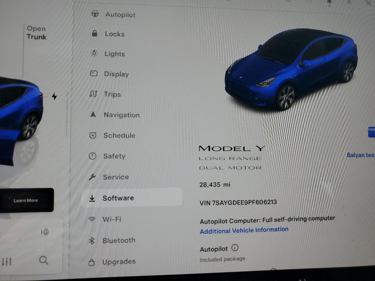 2023 TESLA MODEL Y  VIN:7SAYGDEE9PF606213