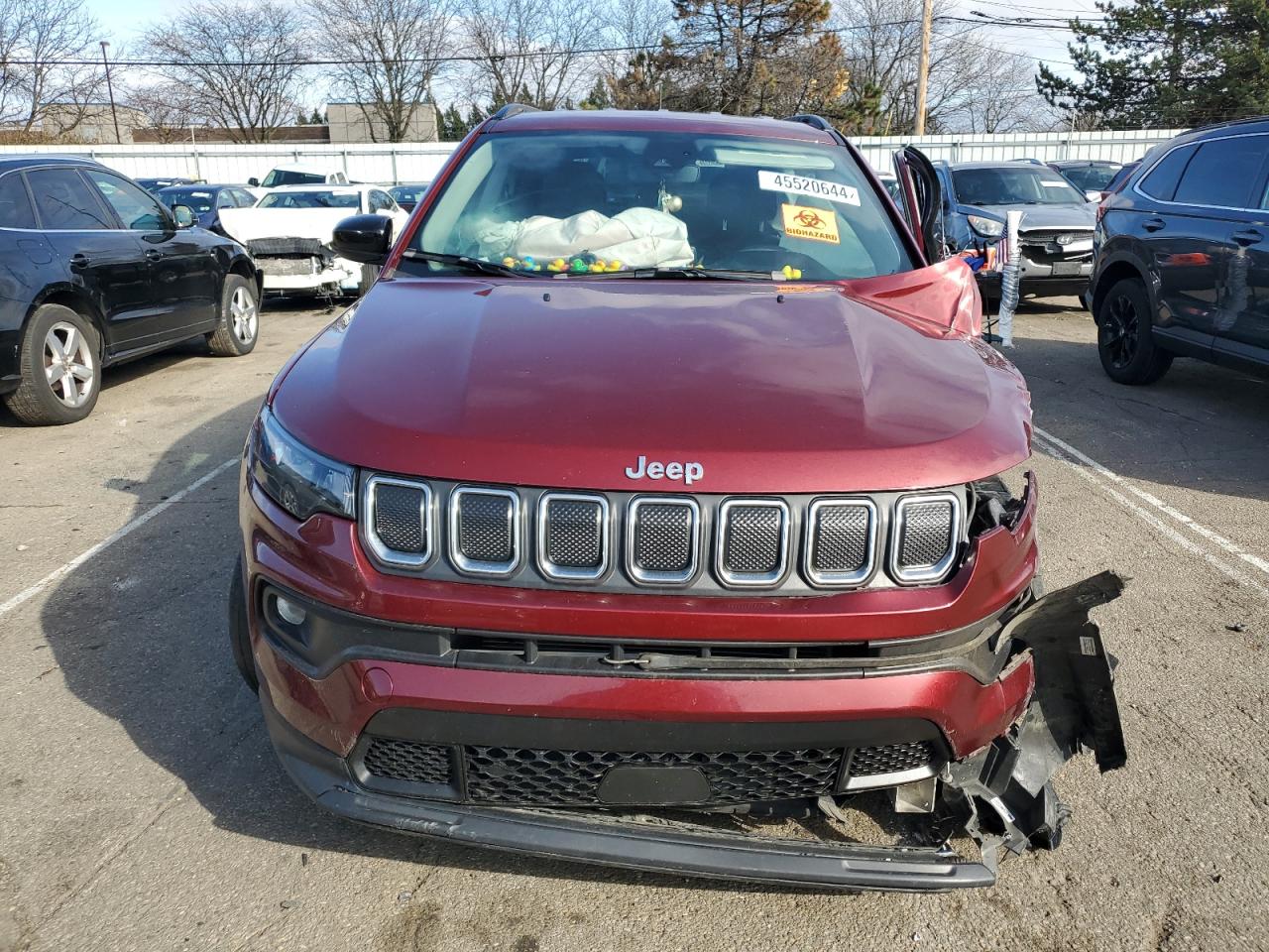 2022 JEEP COMPASS LATITUDE VIN:3C4NJDBB0NT165081