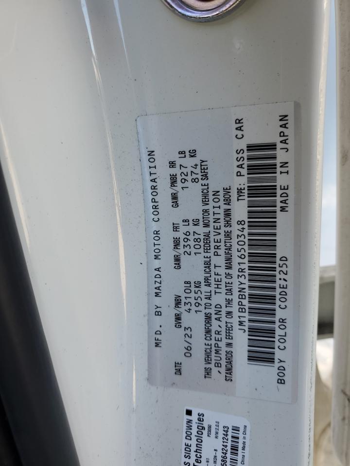 2024 MAZDA 3 PREMIUM PLUS VIN:JM1BPBNY3R1650348