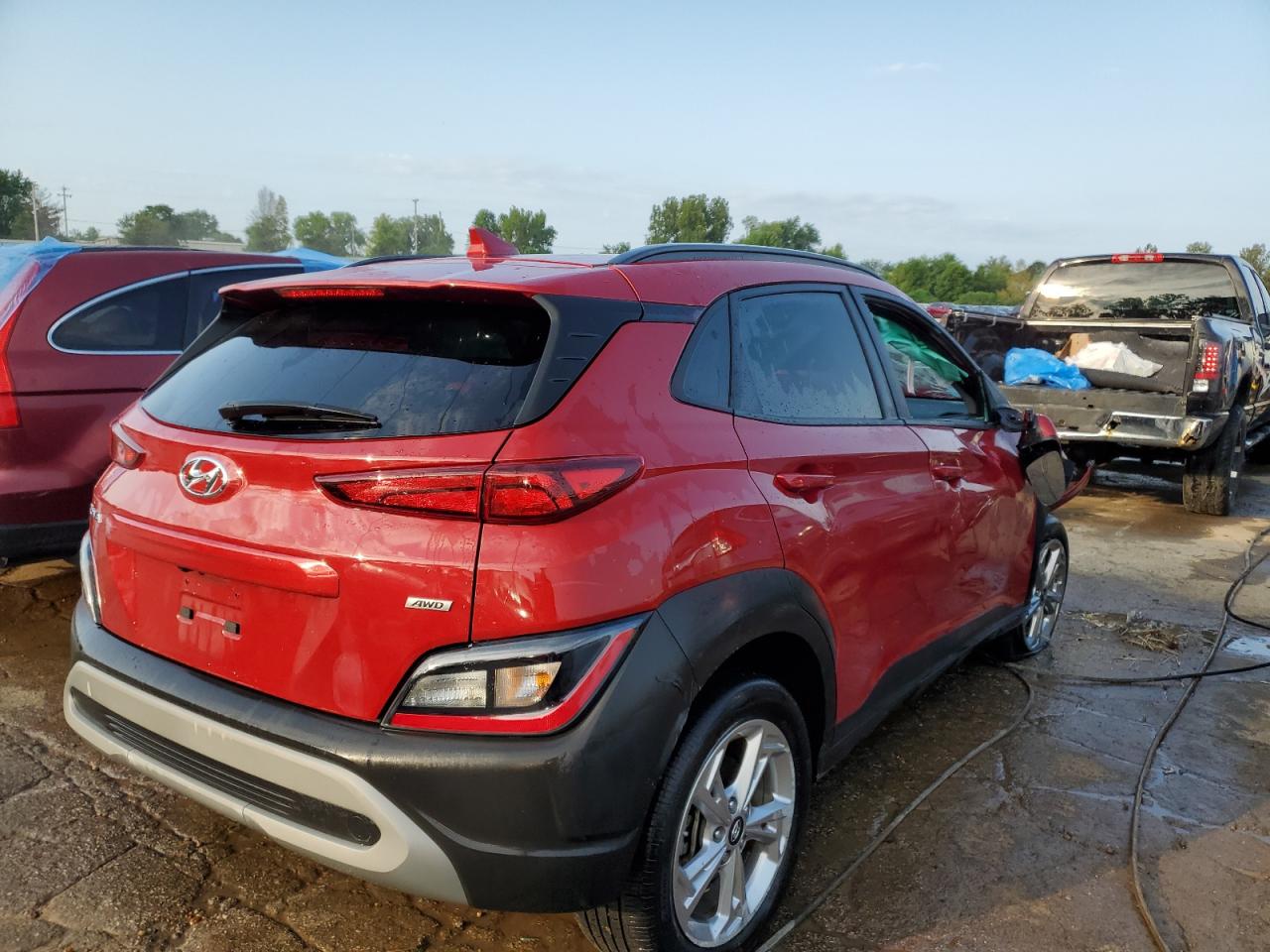 2022 HYUNDAI KONA SEL VIN:KM8K6CAB2NU912021