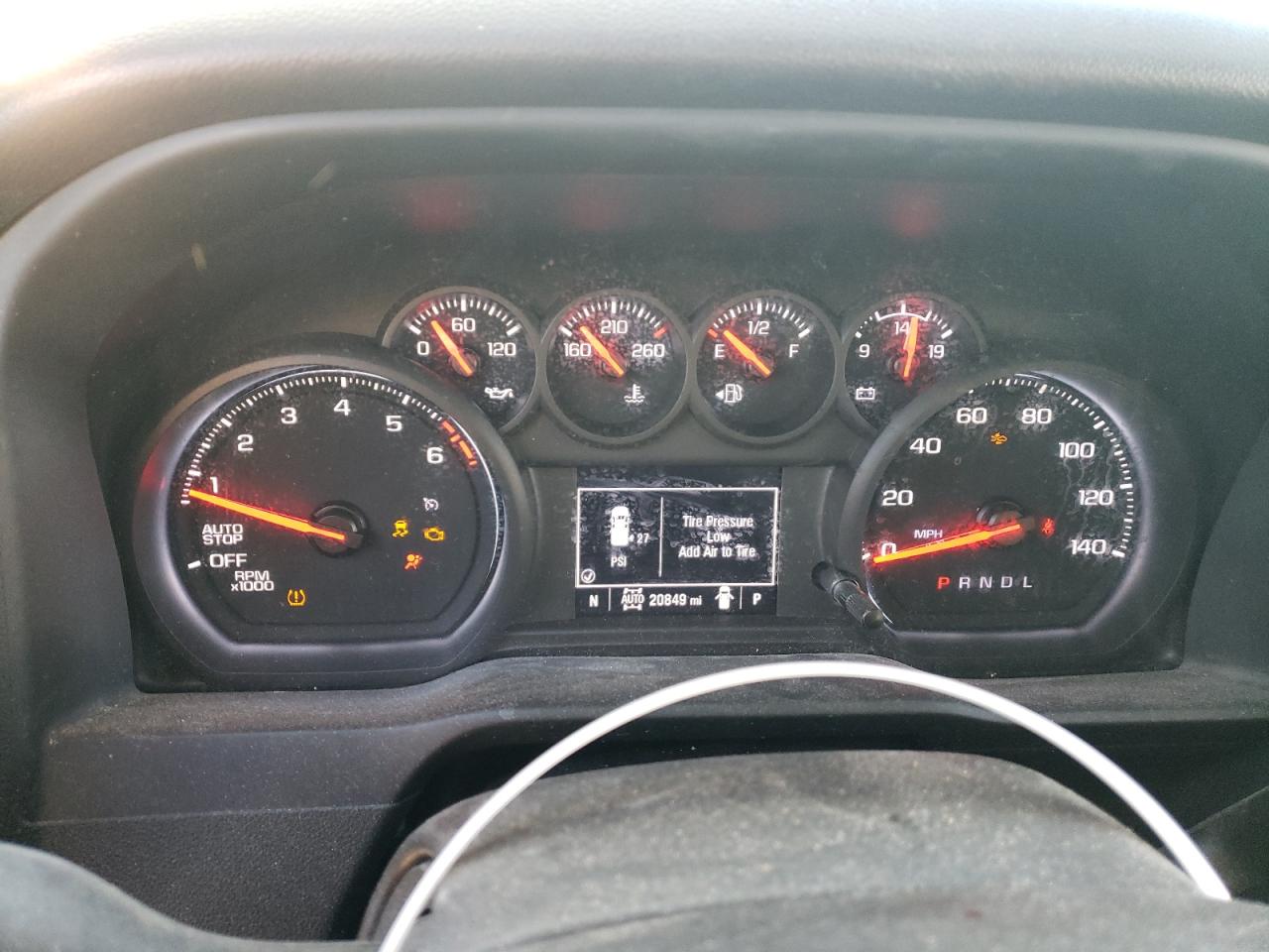 2023 CHEVROLET SILVERADO K1500 CUSTOM VIN:3GCPDBEK0PG342322