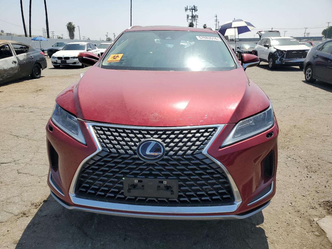 2022 LEXUS RX 450H VIN:2T2HGMDA9NC089620