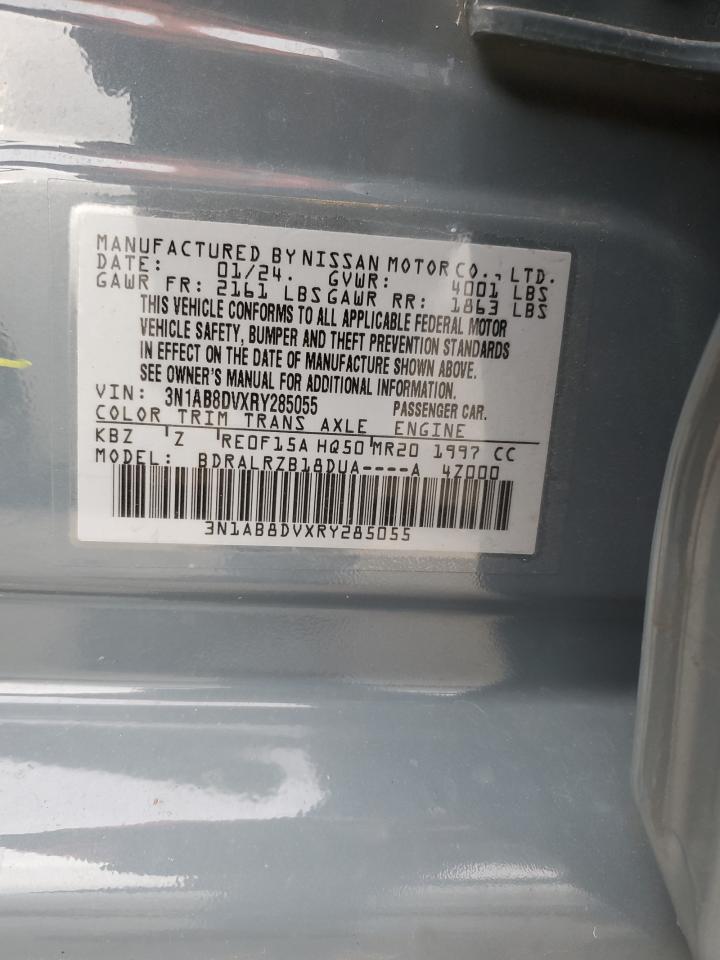 2024 NISSAN SENTRA SR VIN:3N1AB8DVXRY285055