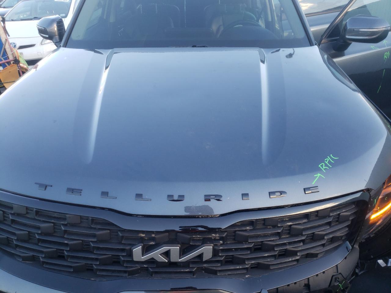 2022 KIA TELLURIDE EX VIN:5XYP3DHC9NG258790