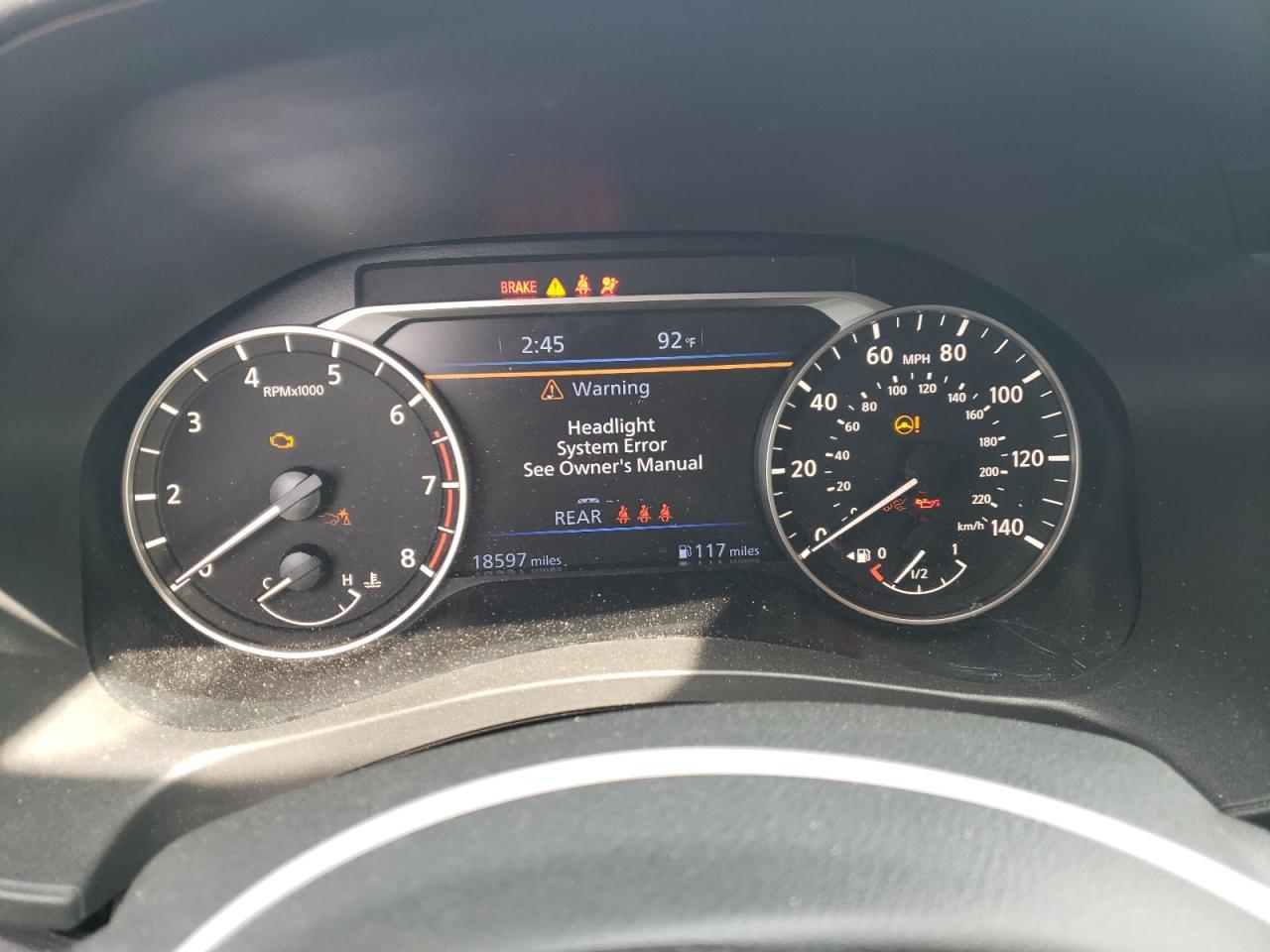 2024 NISSAN ALTIMA SV VIN:1N4BL4DV5RN427953