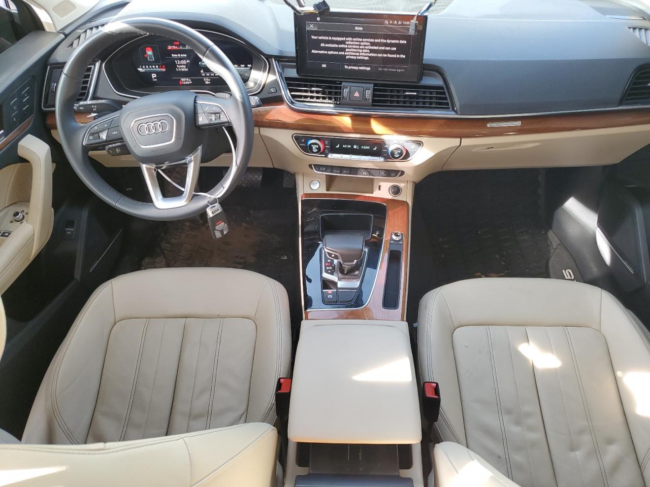 2022 AUDI Q5 PREMIUM VIN:WA1EAAFY7N2197468