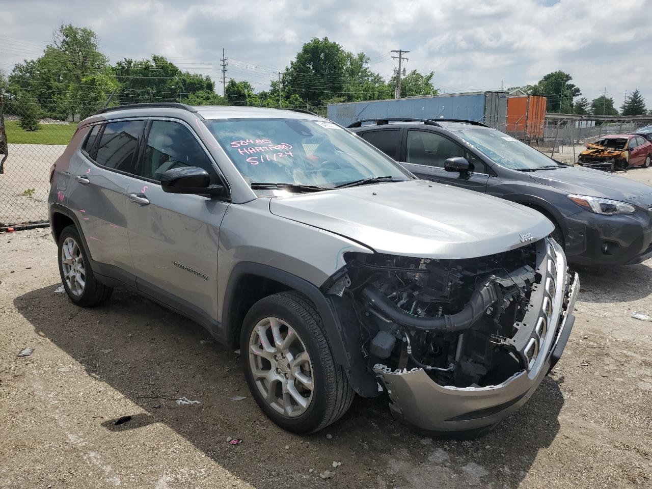 2022 JEEP COMPASS LATITUDE LUX VIN:3C4NJDFB6NT113786