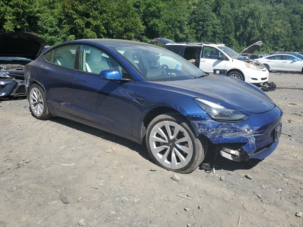 2022 TESLA MODEL 3  VIN:5YJ3E1EB4NF277564