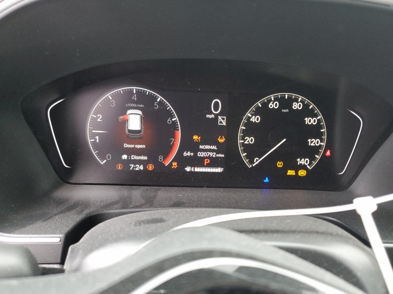 2024 HONDA PILOT TOURING VIN:5FNYG1H72RB022800