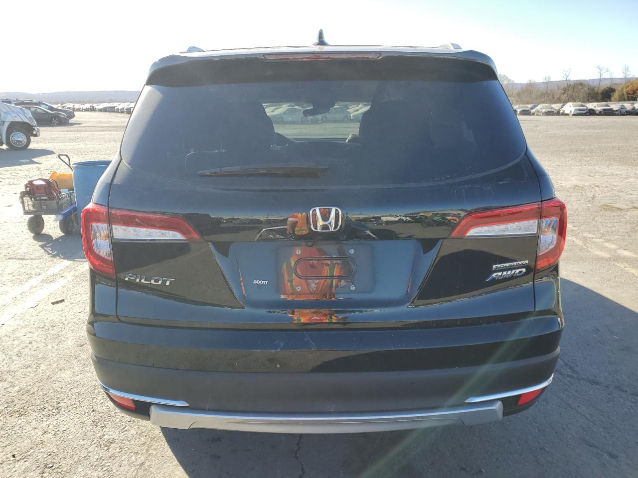 2022 HONDA PILOT TOURING VIN:5FNYF6H67NB000678