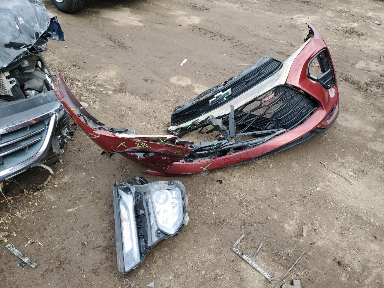 2022 CHEVROLET TRAILBLAZER RS VIN:KL79MUSL7NB106352