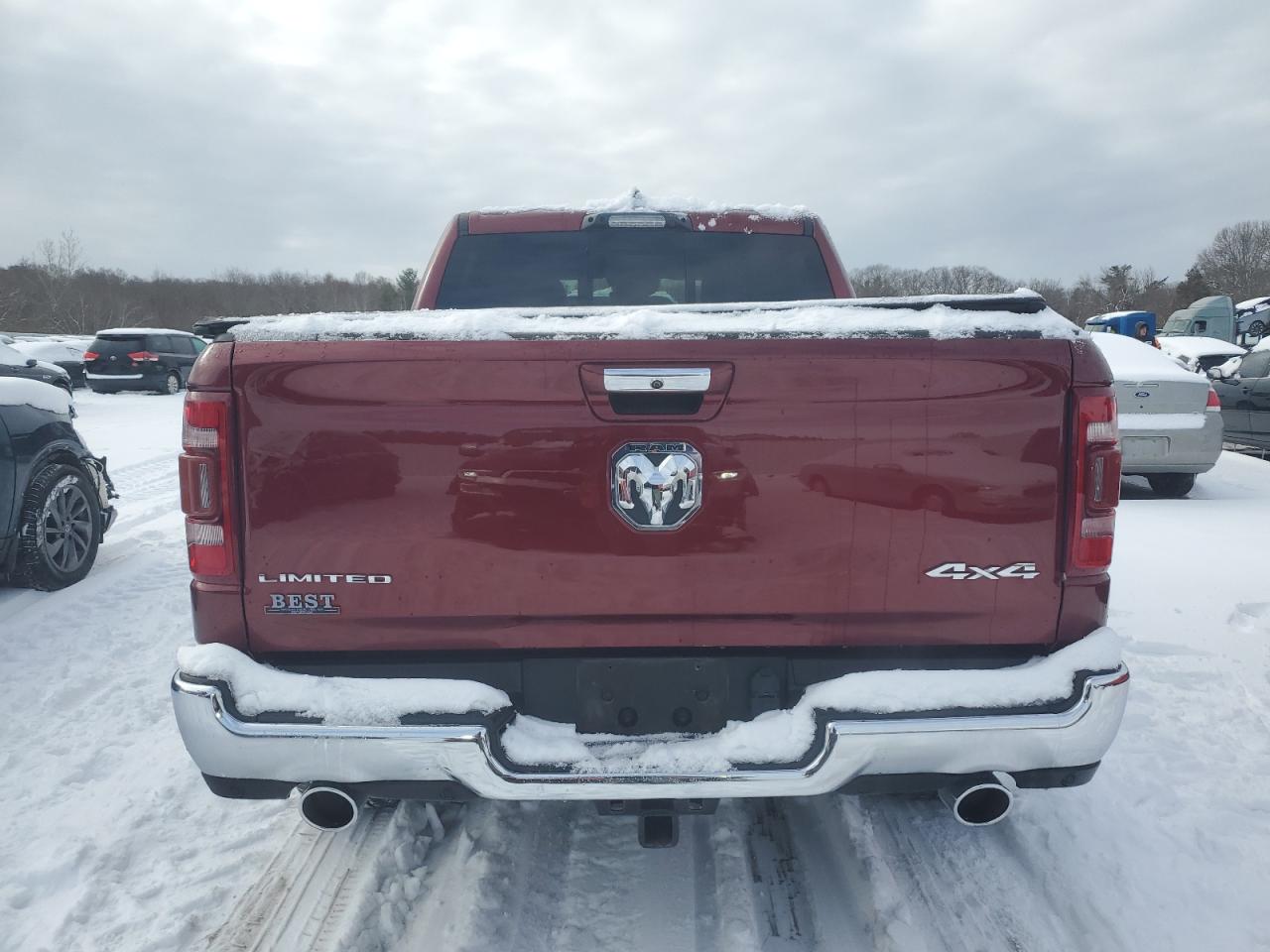 2022 RAM 1500 LIMITED VIN:1C6SRFHT5NN140532