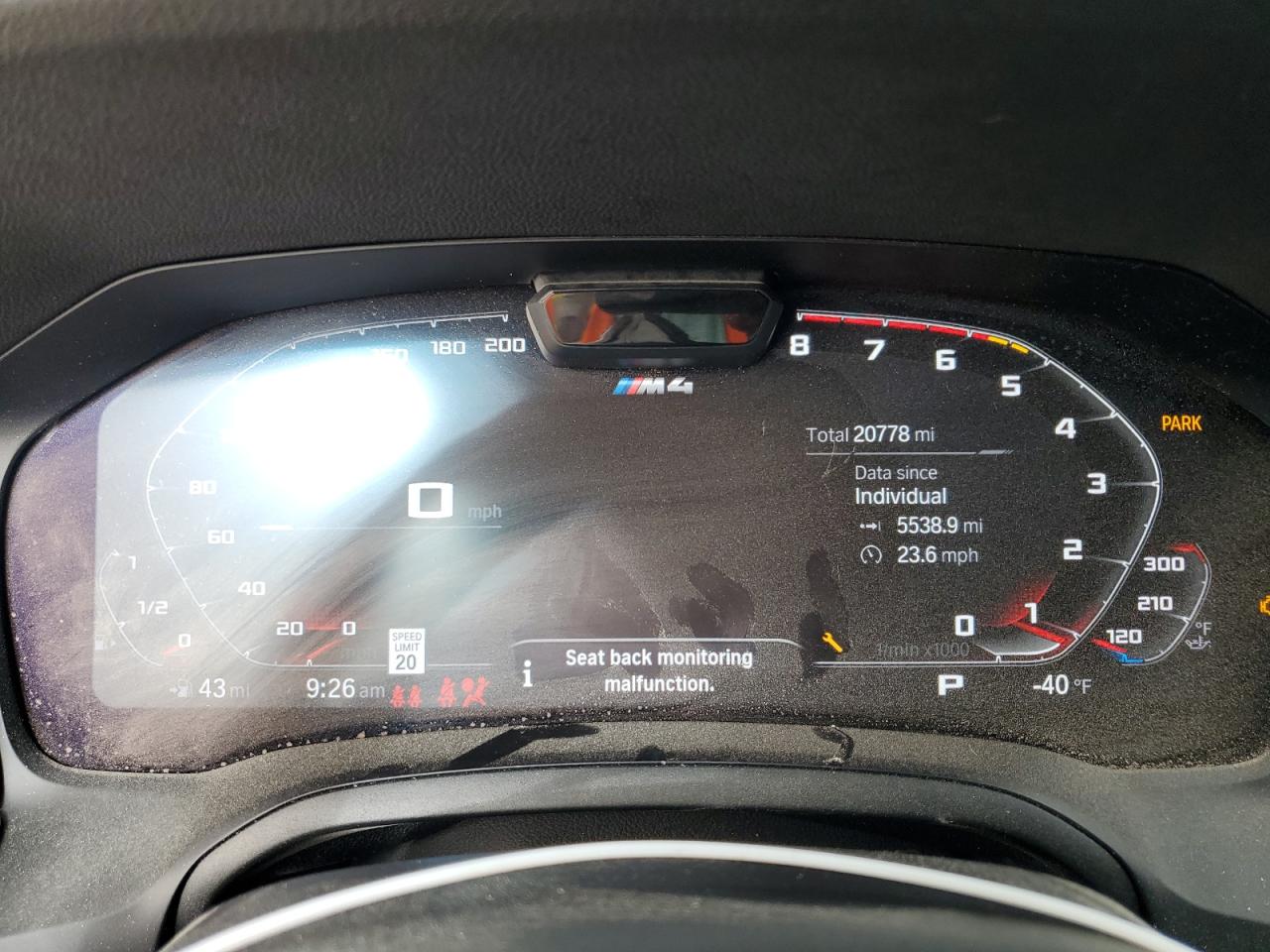 2022 BMW M4 COMPETITION VIN:WBS33BA05NCJ12693