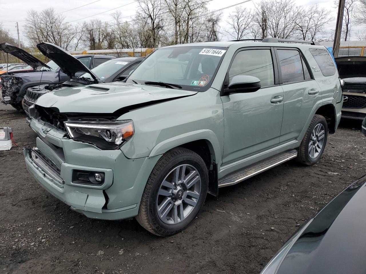 2023 TOYOTA 4RUNNER SE VIN:JTESU5JR7P6105581