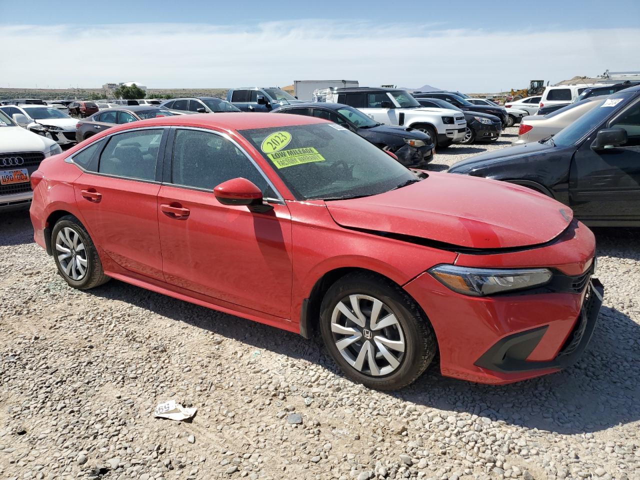 2023 HONDA CIVIC LX VIN:2HGFE2F29PH562597