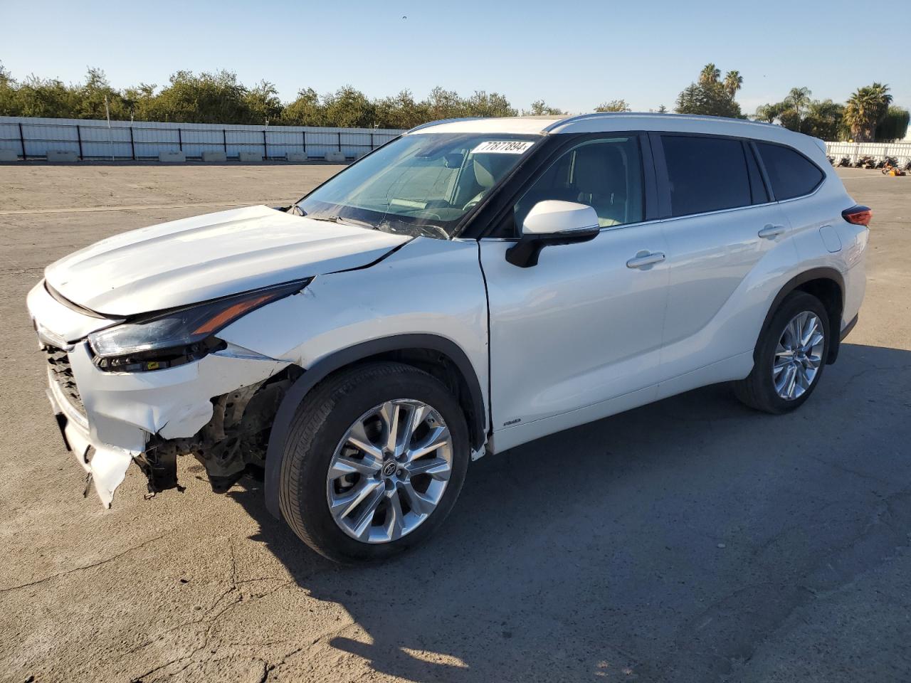 2022 TOYOTA HIGHLANDER HYBRID LIMITED VIN:5TDXBRCH5NS548692