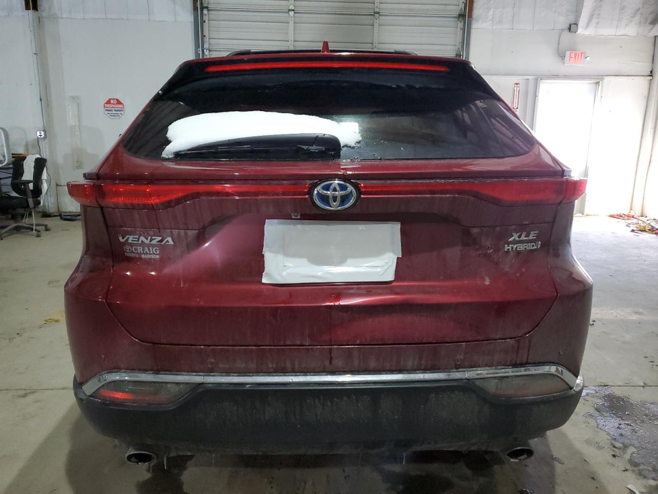 2022 TOYOTA VENZA LE VIN:JTEAAAAHXNJ102365