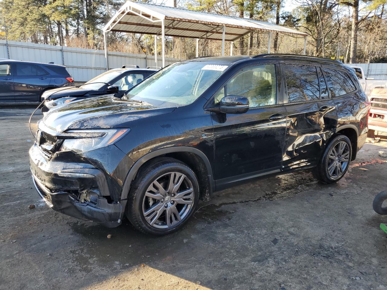 2022 HONDA PILOT SPORT VIN:5FNYF5H31NB007268