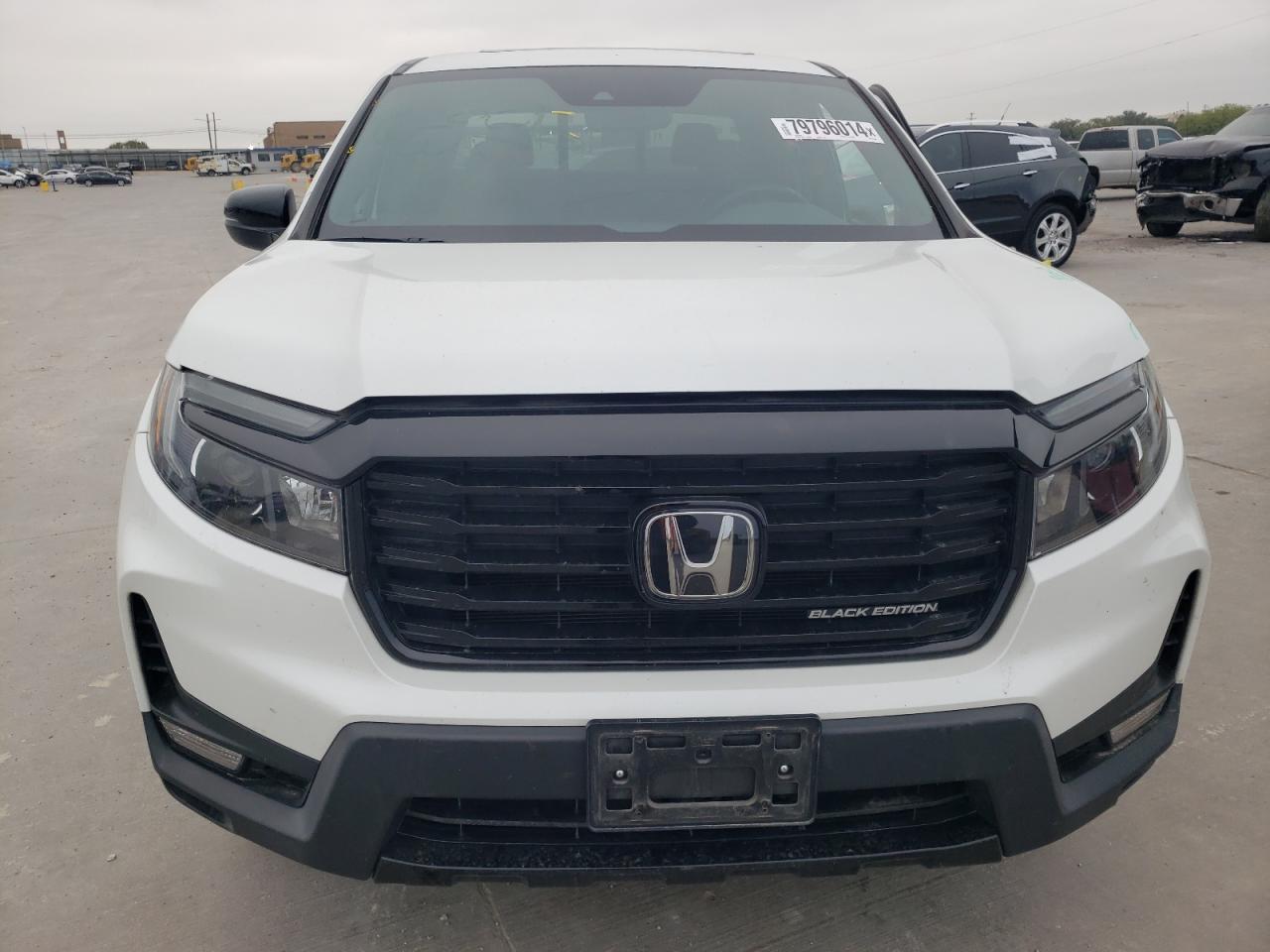 2022 HONDA RIDGELINE BLACK EDITION VIN:5FPYK3F89NB001496