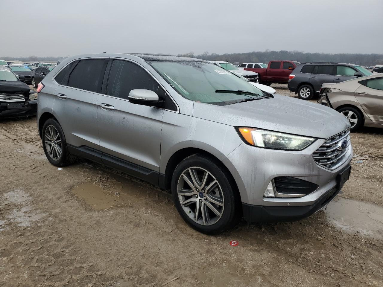 2022 FORD EDGE TITANIUM VIN:2FMPK4K97NBB15014