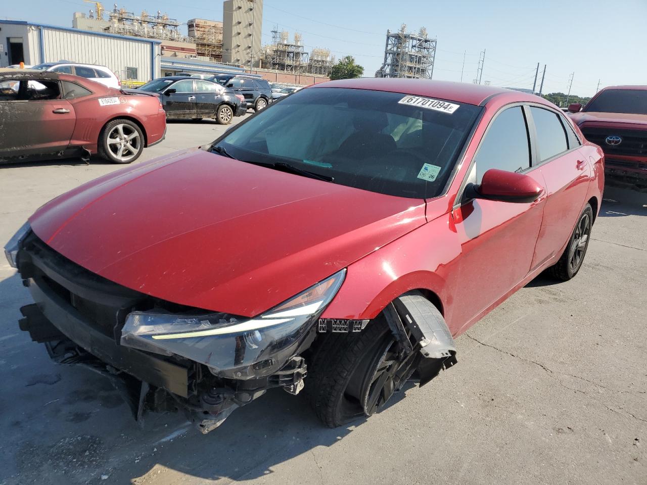 2022 HYUNDAI ELANTRA SEL VIN:KMHLM4AG2NU322168