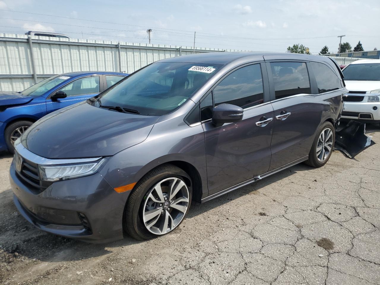 2022 HONDA ODYSSEY TOURING VIN:5FNRL6H88NB026382